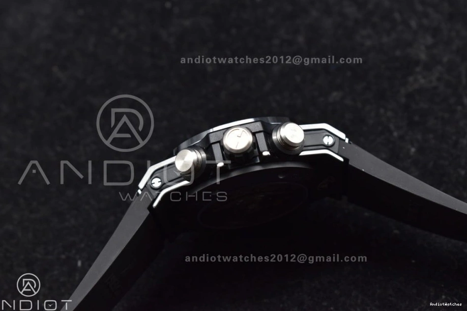 A Strap 1:1 Unico Hublot 893 Rubber on Bang Dial ZF Black BestValue Edition Best Black Full Skeleton Big 0712